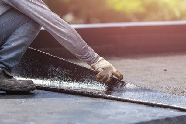 Professional Crawl Space Encapsulation technician working in Aurora, MN